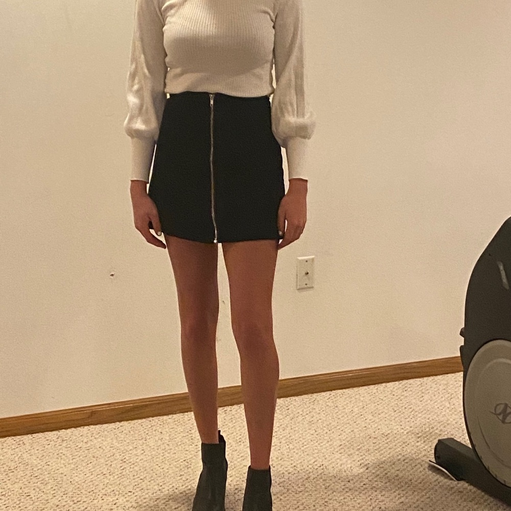 H&M Velvet Skirt